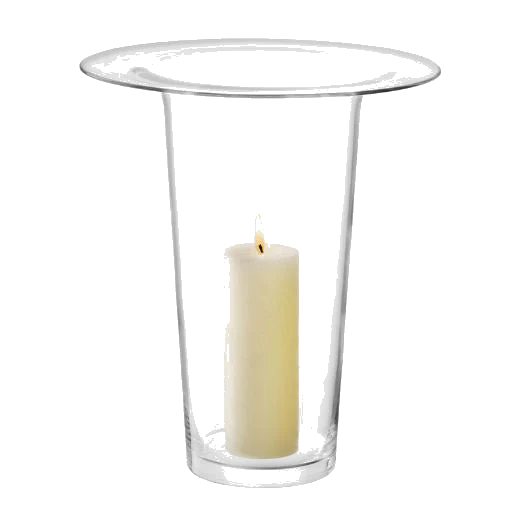 LSA International Victoria Clear Glass Vase Lantern 45 cm - Image 2