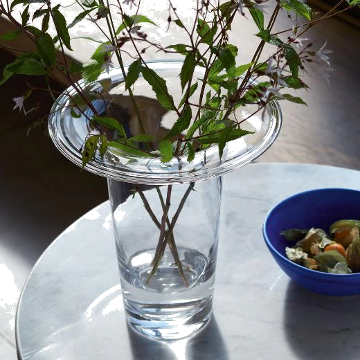 LSA International Victoria Clear Glass Vase Lantern 45 cm - Image 3