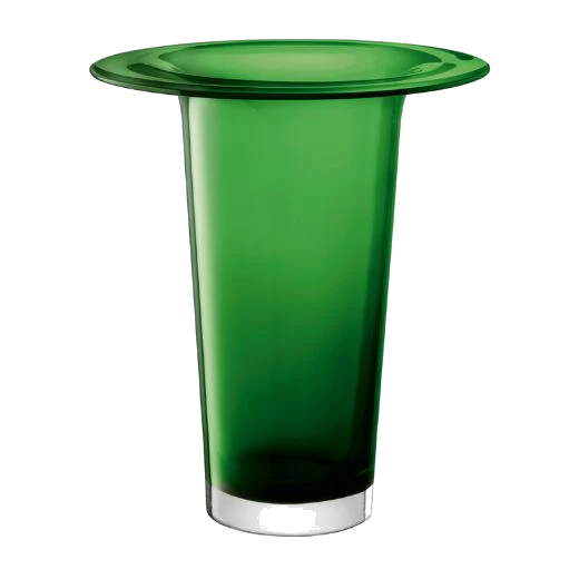 LSA International Victoria Fern Green Glass Vase Lantern 45 cm - Image 3