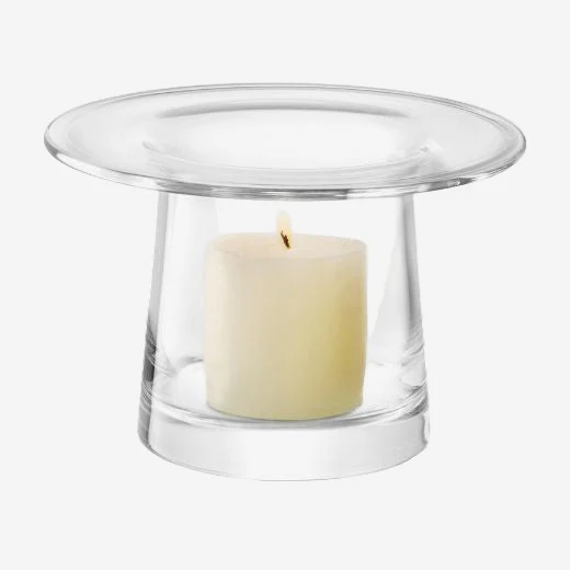 LSA International Victoria Lantern Clear Glass Vase 13.5 cm - Image 2