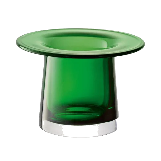 LSA International Victoria Lantern Fern Green Glass Vase 13.5 cm - Image 4
