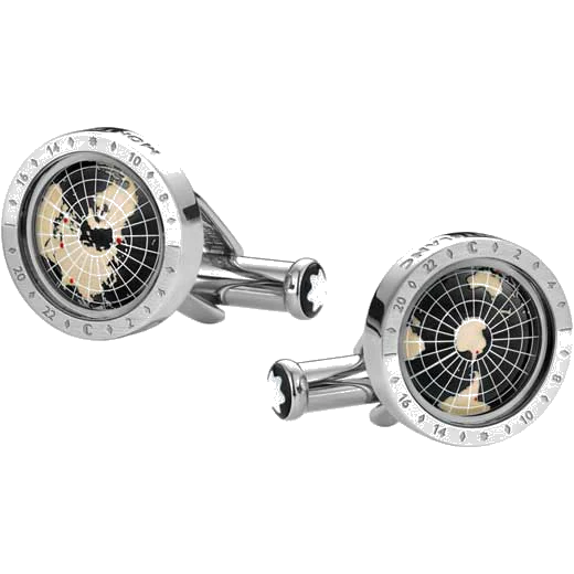 Montblanc 1858 Geosphere Black Cufflinks