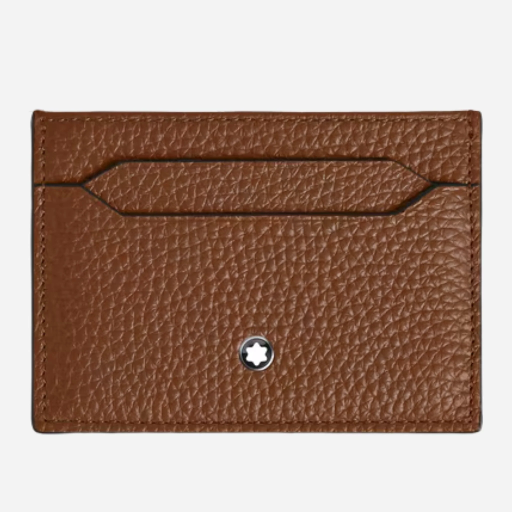 Montblanc 5CC Fauve Grain Leather Card Holder