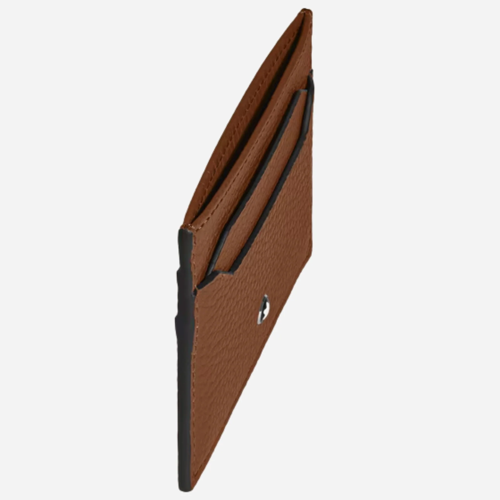 Montblanc 5CC Fauve Grain Leather Card Holder - Image 3