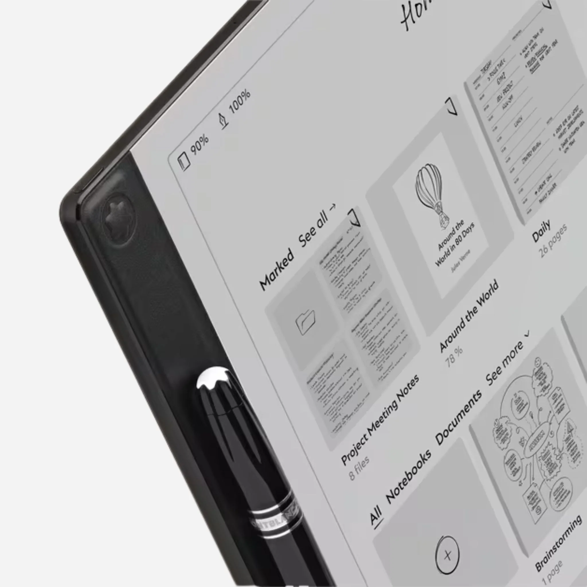 Montblanc 64 GB Digital Paper Tablet in Mystery Black with Digital Pen - Image 4