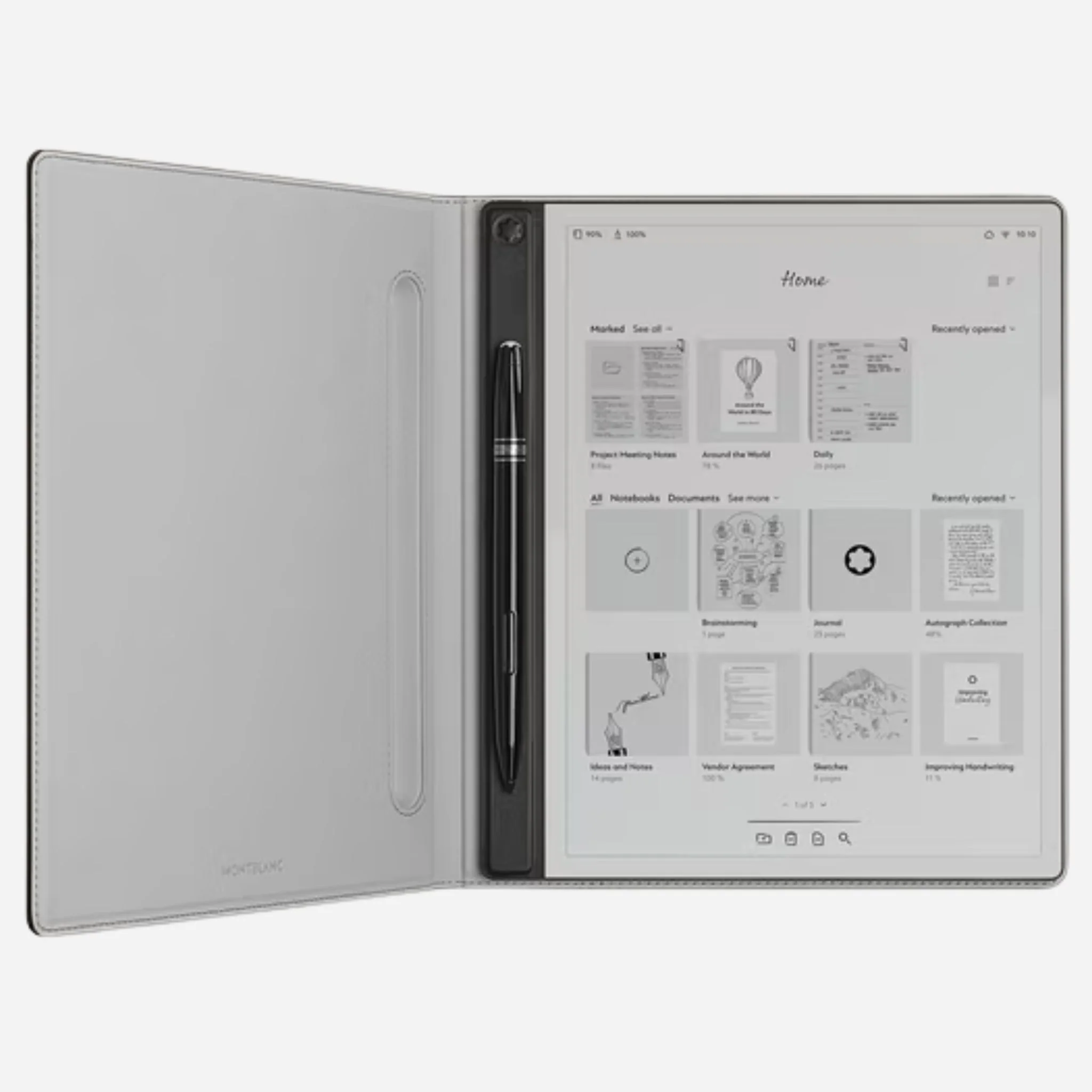 Montblanc 64 GB Digital Paper Tablet in Mystery Black with Digital Pen - Image 5