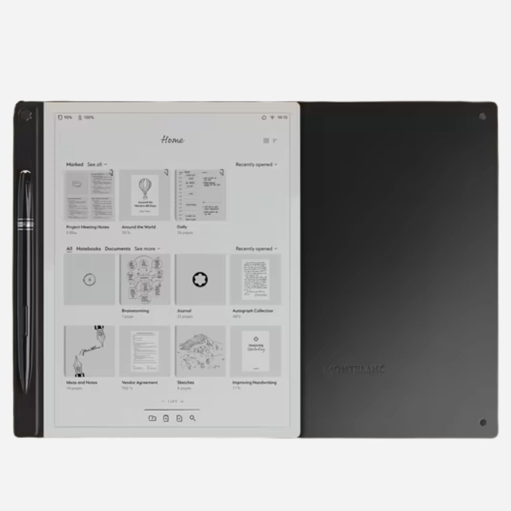 Montblanc 64 GB Digital Paper Tablet in Mystery Black with Digital Pen - Image 6