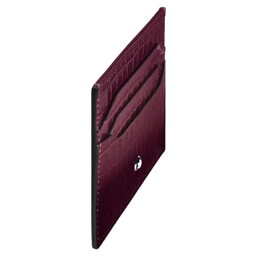 Montblanc Atelier Cassis Croco Leather 6CC Card Holder - Image 2