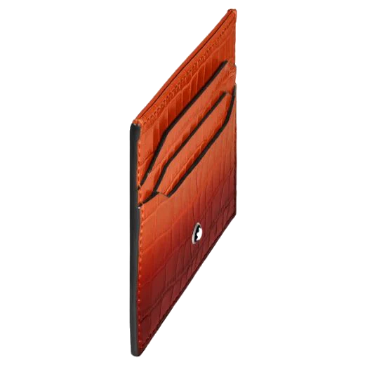 Montblanc Atelier Cayenna Croco Leather 6CC Card Holder - Image 2