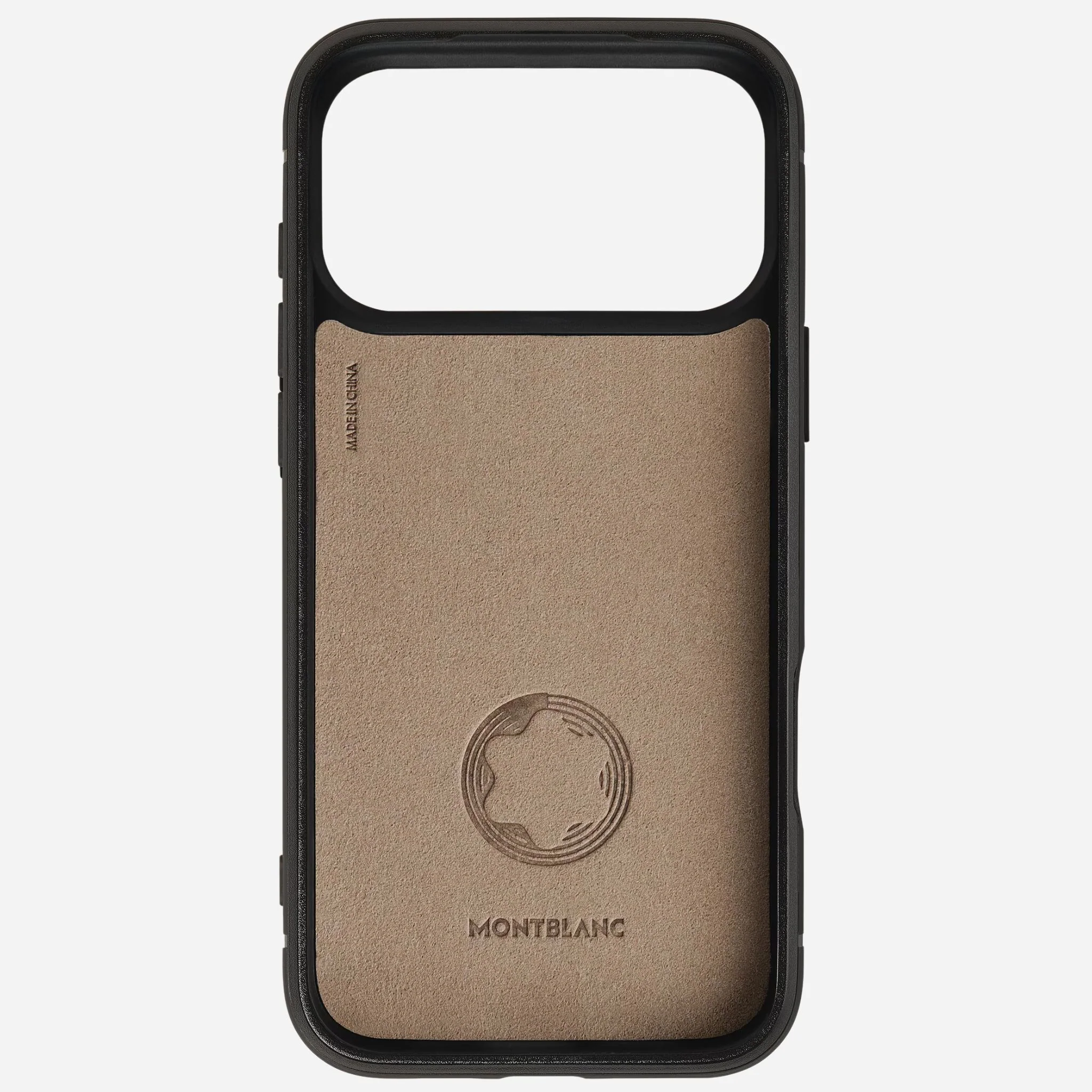 Montblanc Black Extreme 3.0 Leather 2CC Hardshell Case for iPhone 17 Pro Max - Image 2