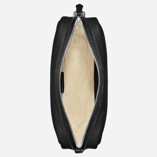 Montblanc Black Grained Leather Cross Body Bag - Image 4