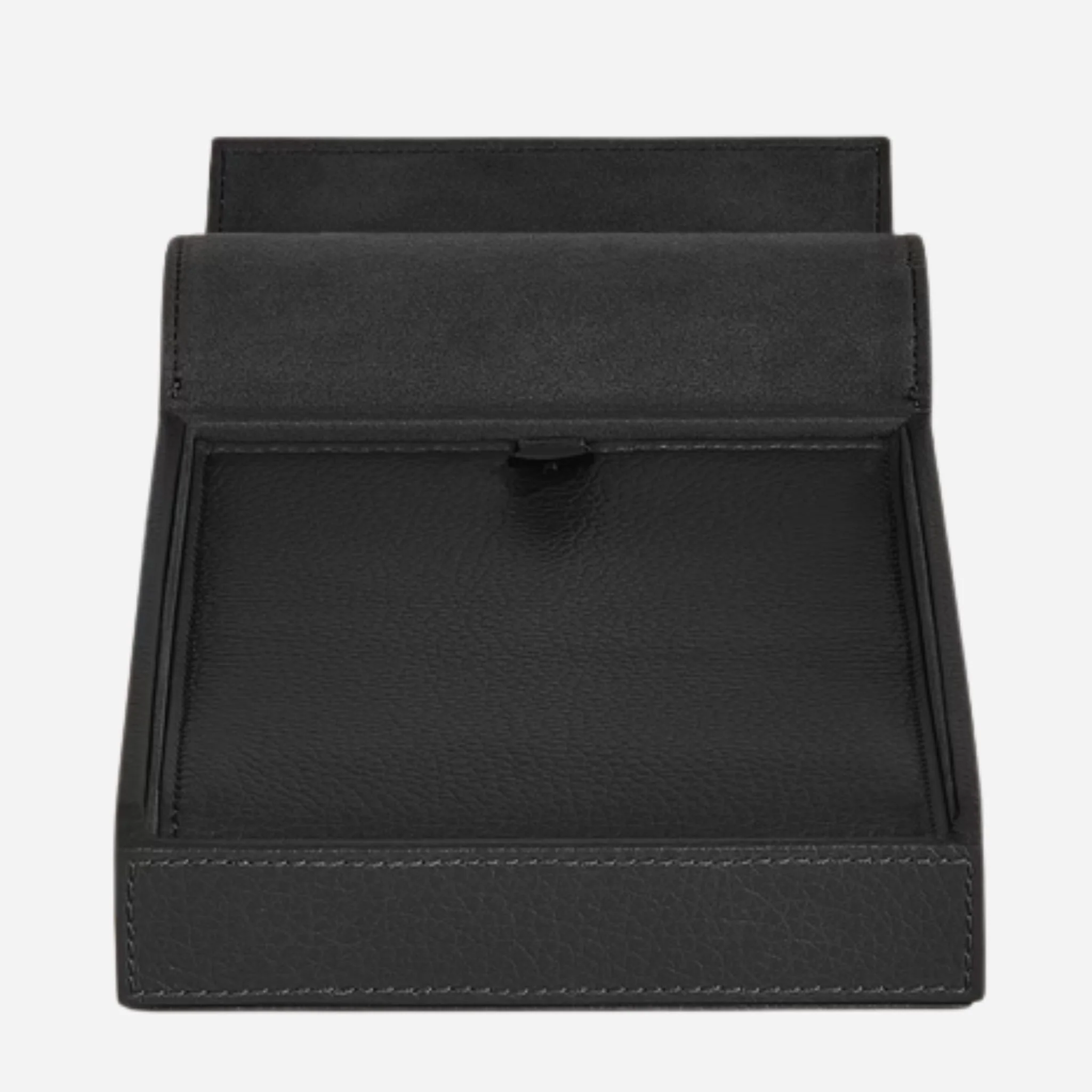 Montblanc Black Grained Leather Travel Box for 4 Writing Instruments - Image 3