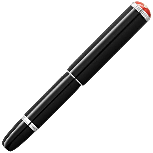 Montblanc Black Heritage Rouge et Noir 'Baby' Fountain Pen - Image 2