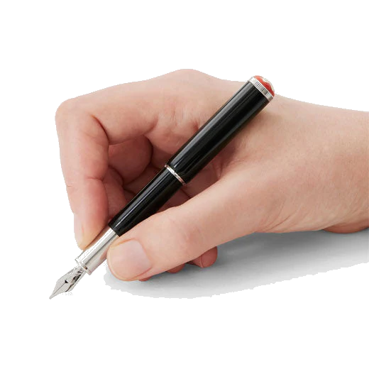 Montblanc Black Heritage Rouge et Noir 'Baby' Fountain Pen - Image 4