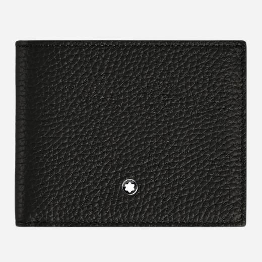 Montblanc Black Leather 4CC Wallet with Coin Case