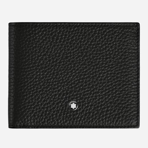 Montblanc Black Leather 6CC Bifold Wallet