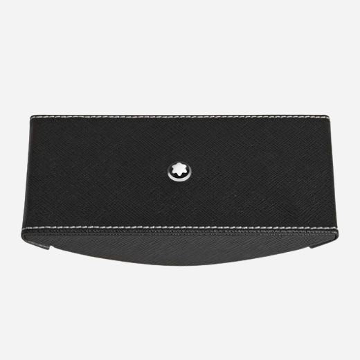 Montblanc Black Leather Blotter - Image 3