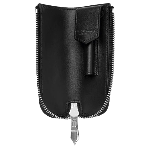Montblanc Black Meisterstück Selection Heritage Rouge et Noir 'Baby' 1 Pen Pouch - Image 3
