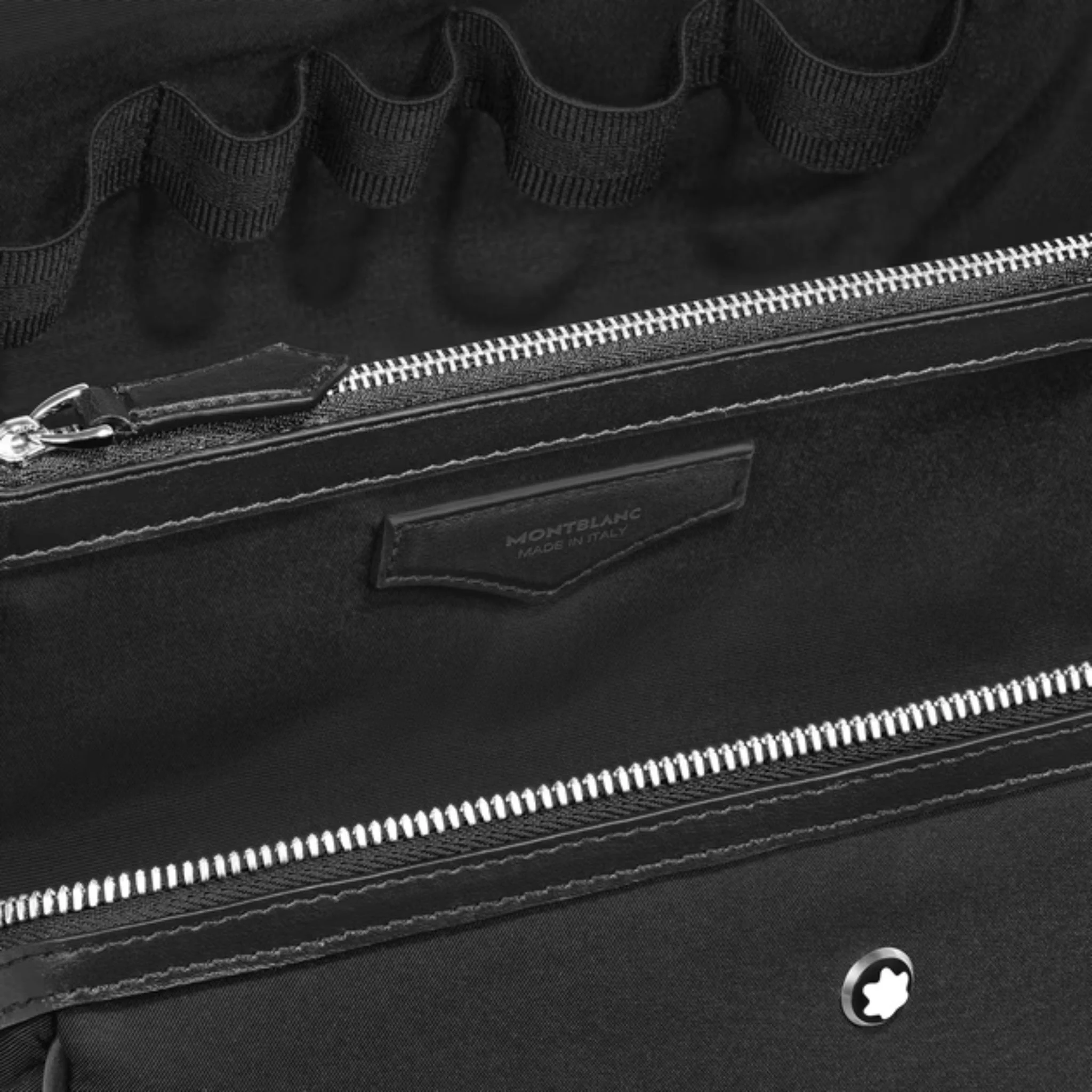 Montblanc Black Panorama Wash Bag - Image 3