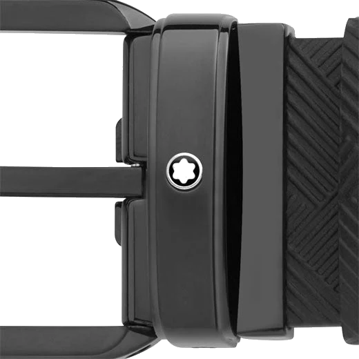 Montblanc Black Reversible Extreme 3.0 Matt PVD-Coated Pin Buckle Belt - Image 4