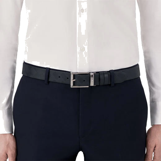 Montblanc Black Reversible Extreme 3.0 Rectangular Ruthenium Pin Buckle Belt - Image 5