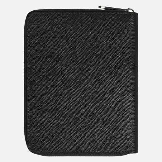 Montblanc Black Sartorial Leather 5-Pen Pouch with Zip - Image 2