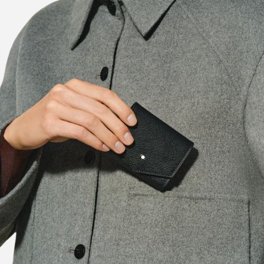 Montblanc Black Sartorial Leather Coin Case - Image 5