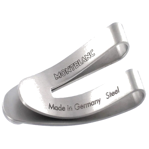 Montblanc Brushed Stainless Steel Money Clip - Image 3
