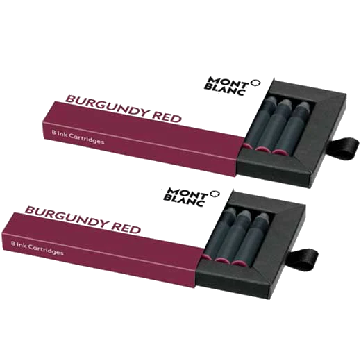 Montblanc Burgundy Red Ink Cartridges