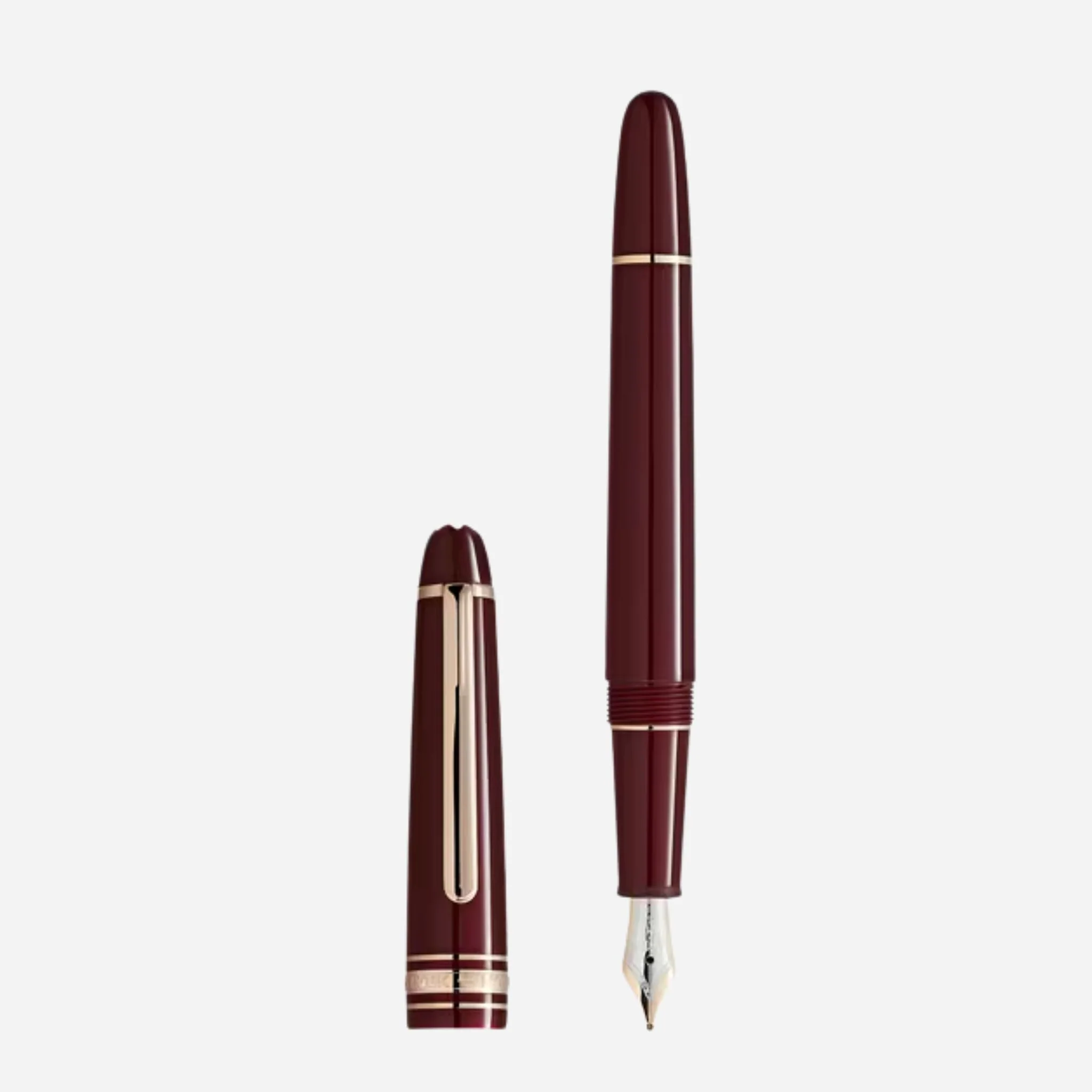 Montblanc Burgundy Red Meisterstück Classique Fountain Pen