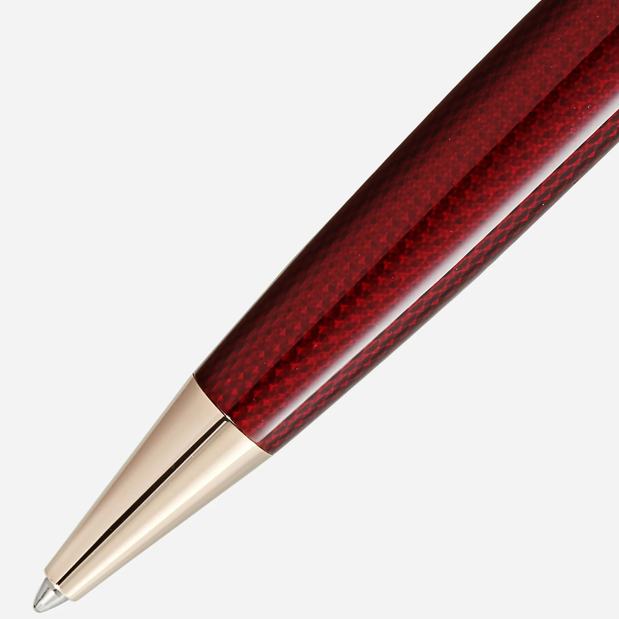 Montblanc Burgundy Red Meisterstück Solitaire Golden Hour Midsize Ballpoint Pen - Image 2