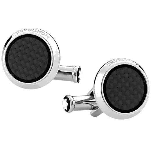 Montblanc Carbon-Patterned Inlay Extreme 2.0 Cufflinks