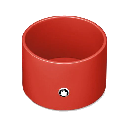 Montblanc Coral Lacquer Round Medium Desk Tray