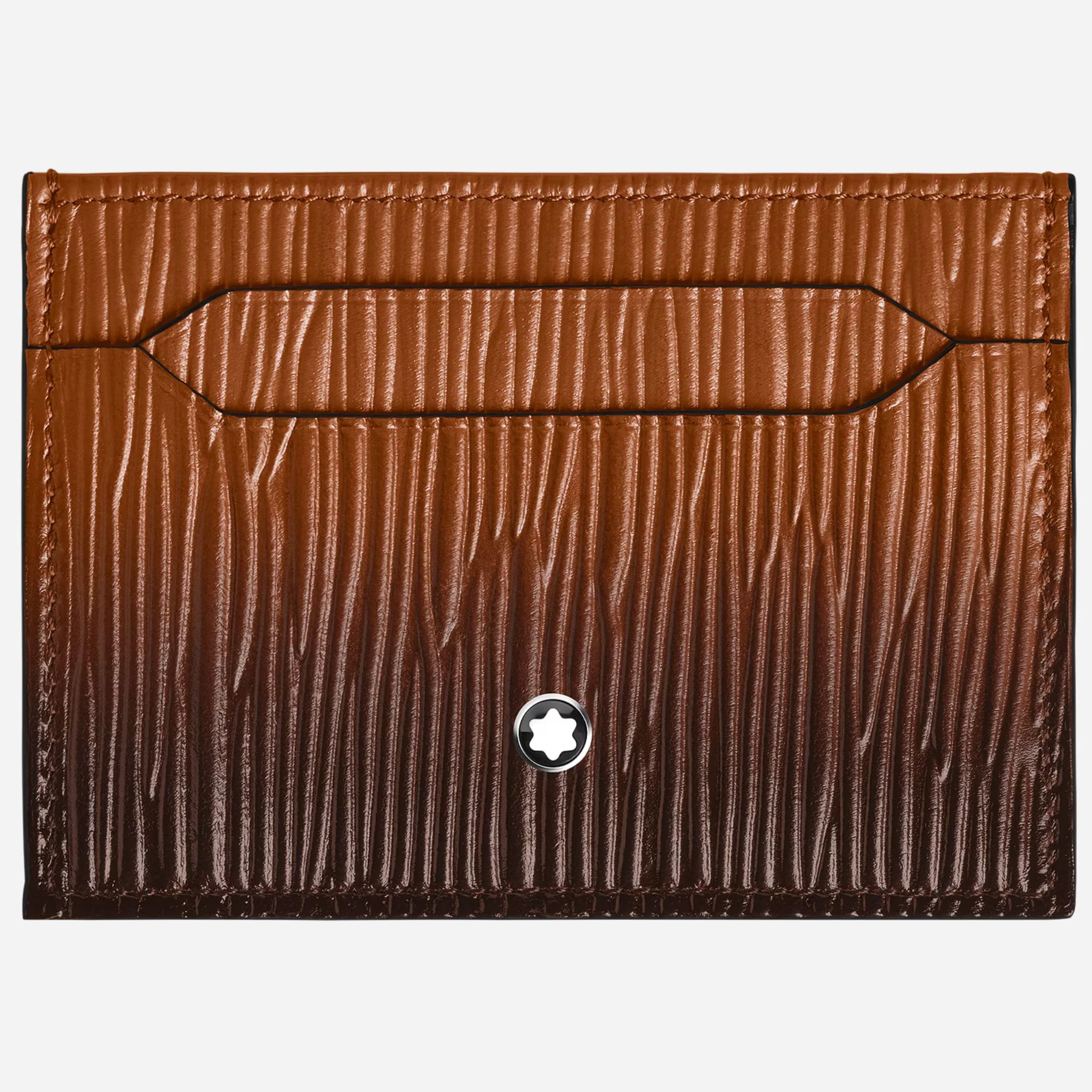 Montblanc Corteccia Sfumato Fauve Leather 5CC Card Holder