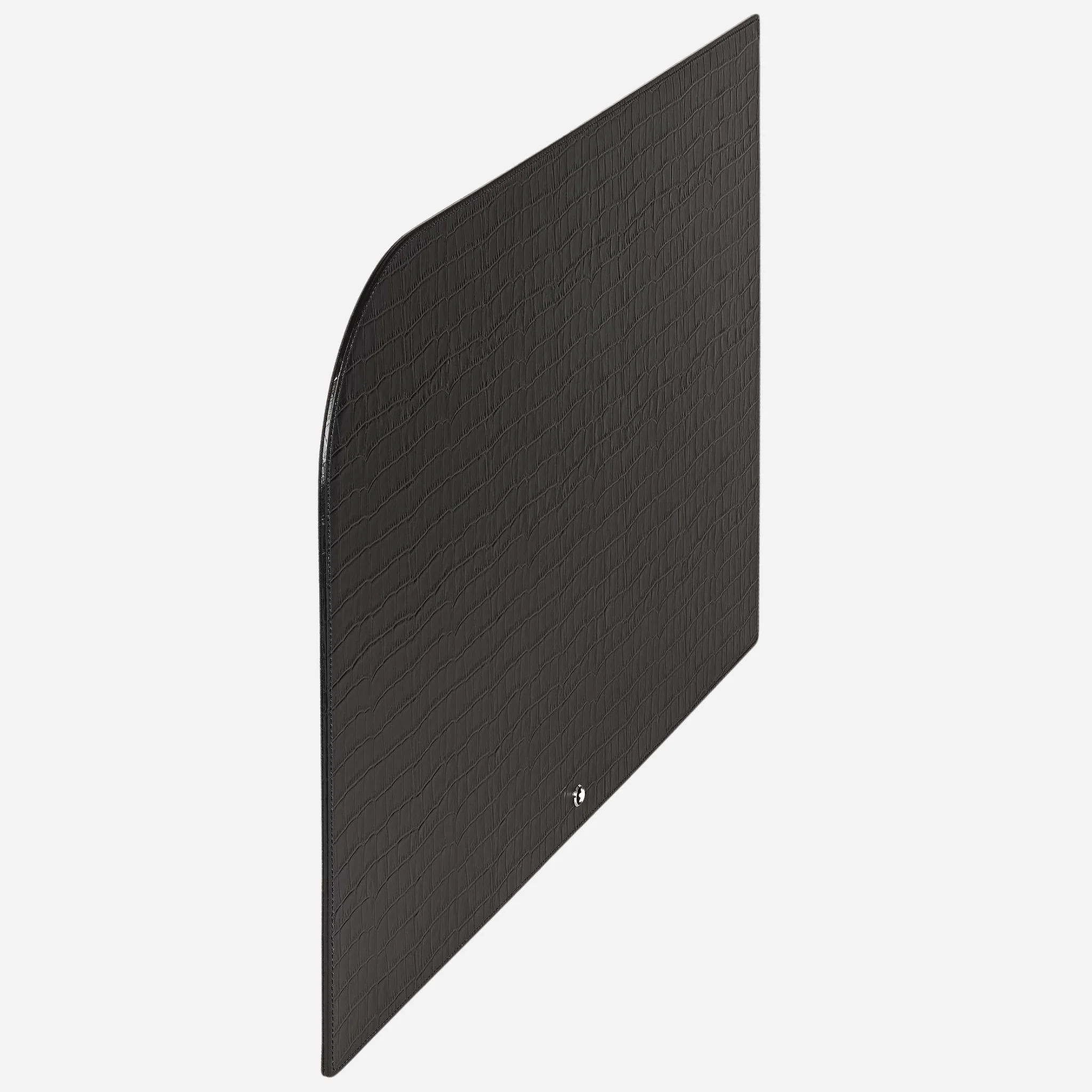 Montblanc Croco-Embossed Black Leather Desk Pad - Image 2