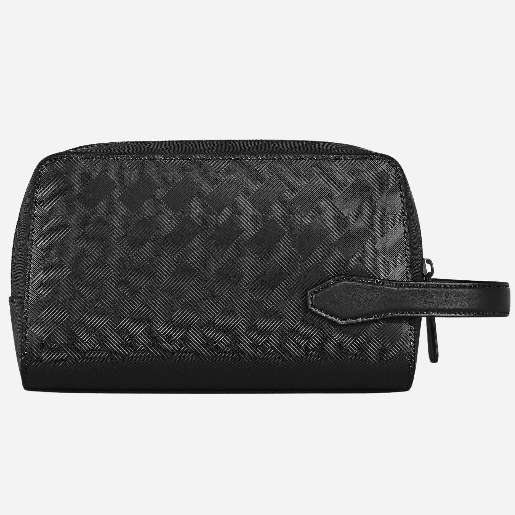 Montblanc Extreme 3.0 Black Leather Clutch Wash Bag - Image 2