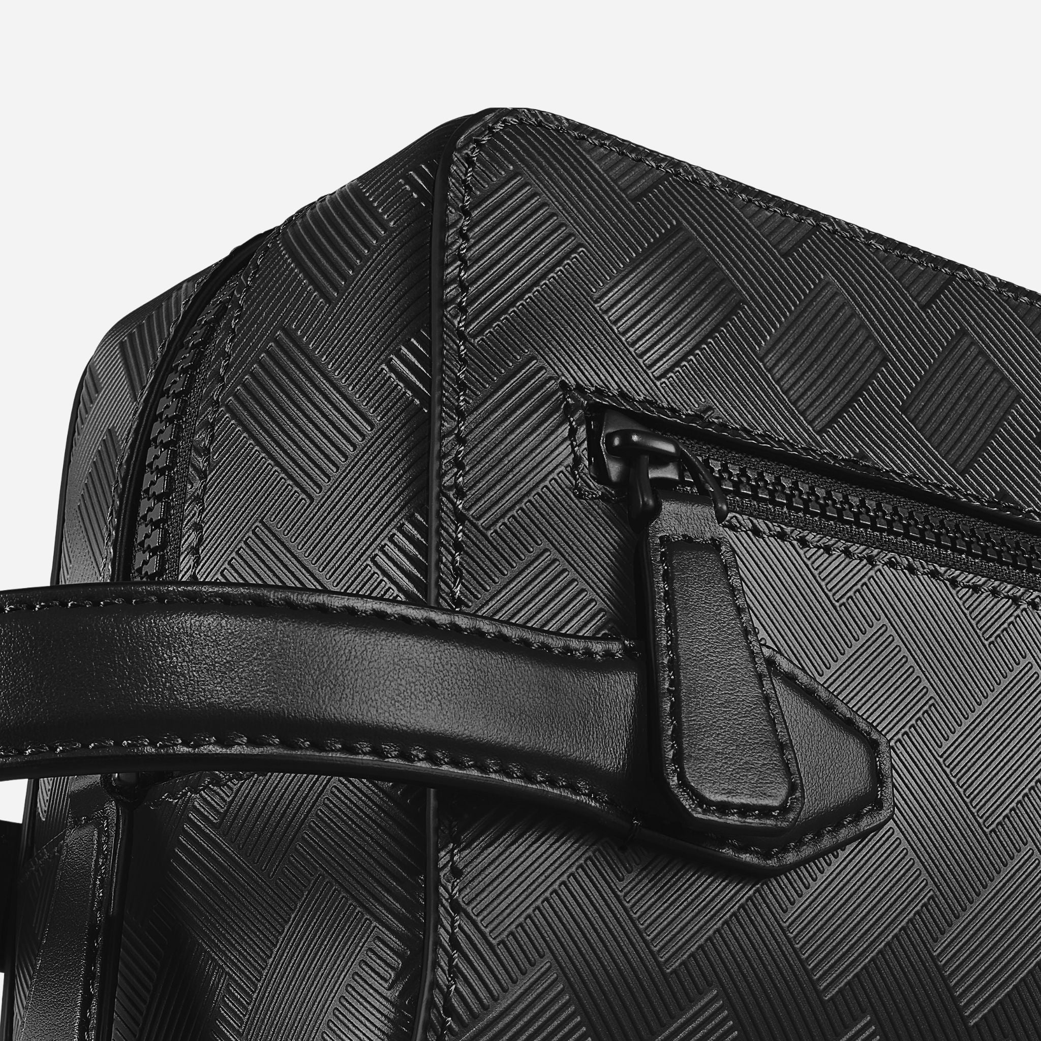 Montblanc Extreme 3.0 Black Leather Clutch Wash Bag - Image 4