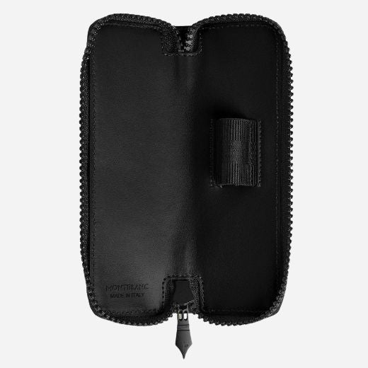 Montblanc Extreme 3.0 Black Leather One Pen Pouch with Zip - Image 5