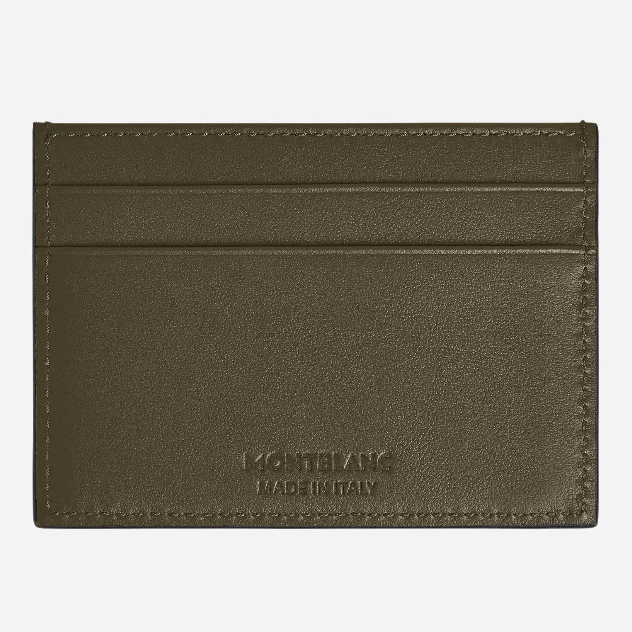 Montblanc Extreme 3.0 Khaki Leather 5CC Card Holder - Image 2