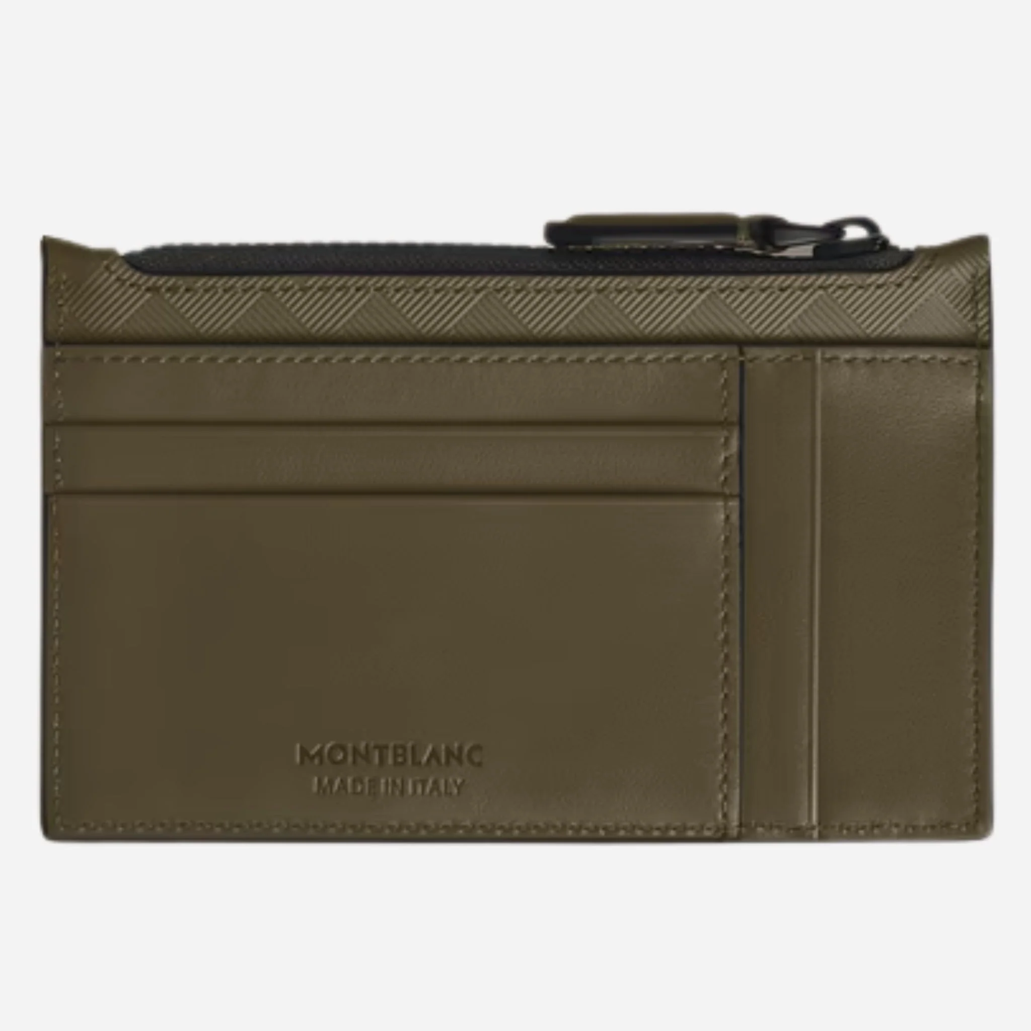 Montblanc Extreme 3.0 Khaki Leather 8CC Card Holder with Zip - Image 2