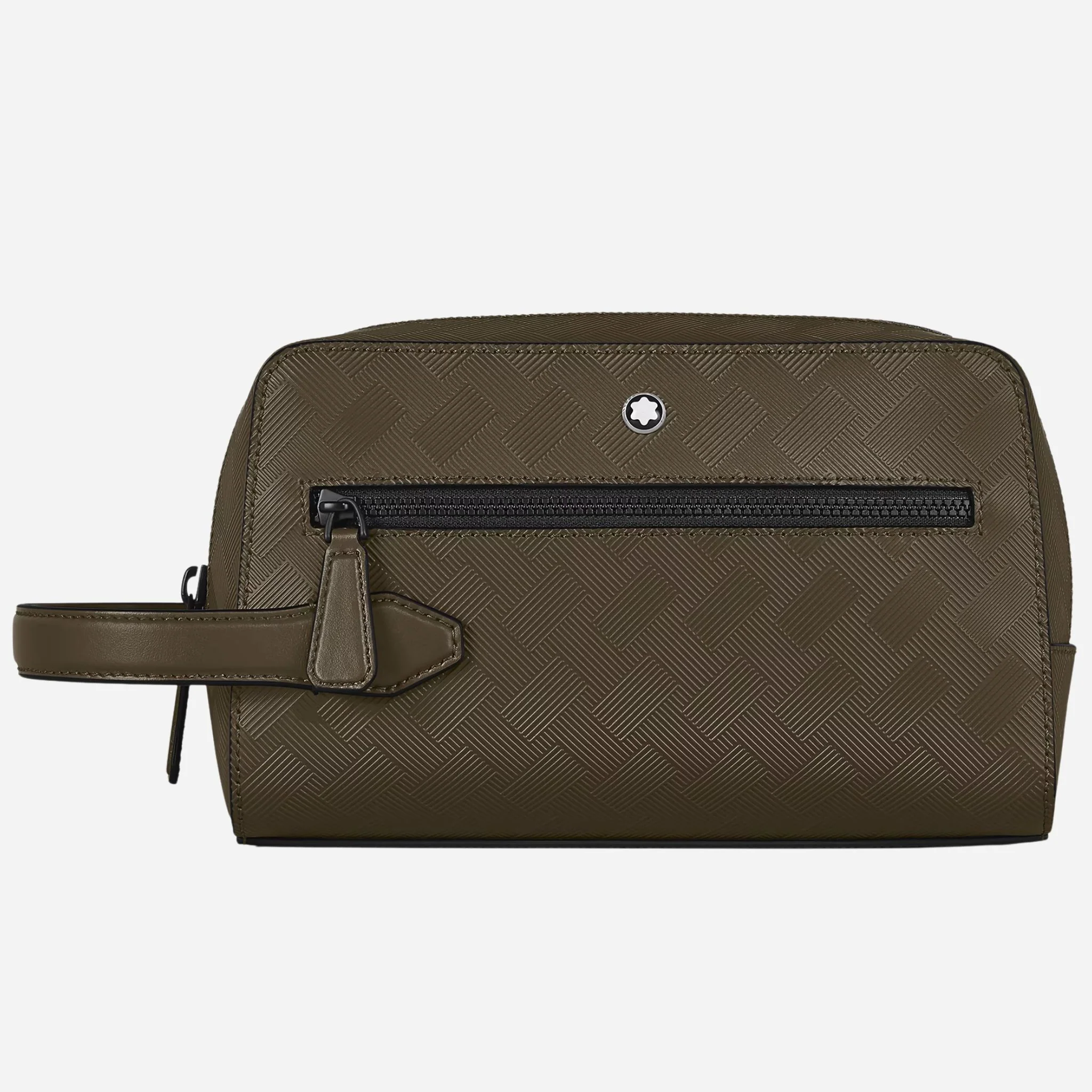 Montblanc Extreme 3.0 Khaki Leather Clutch Wash Bag