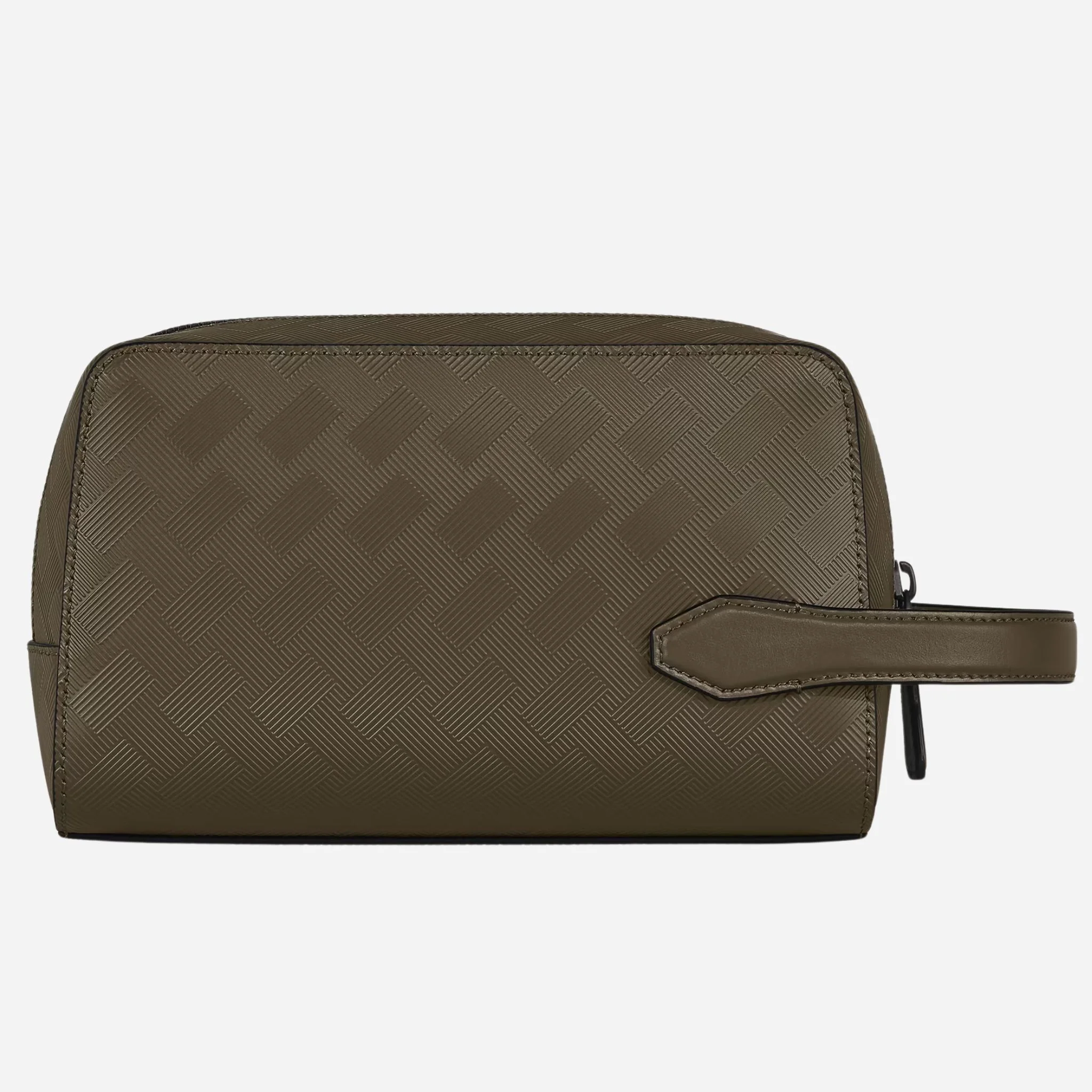 Montblanc Extreme 3.0 Khaki Leather Clutch Wash Bag - Image 2