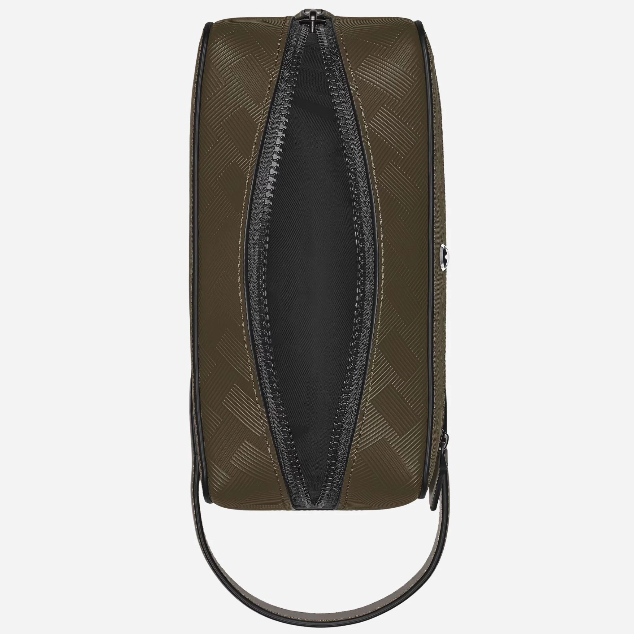 Montblanc Extreme 3.0 Khaki Leather Clutch Wash Bag - Image 6