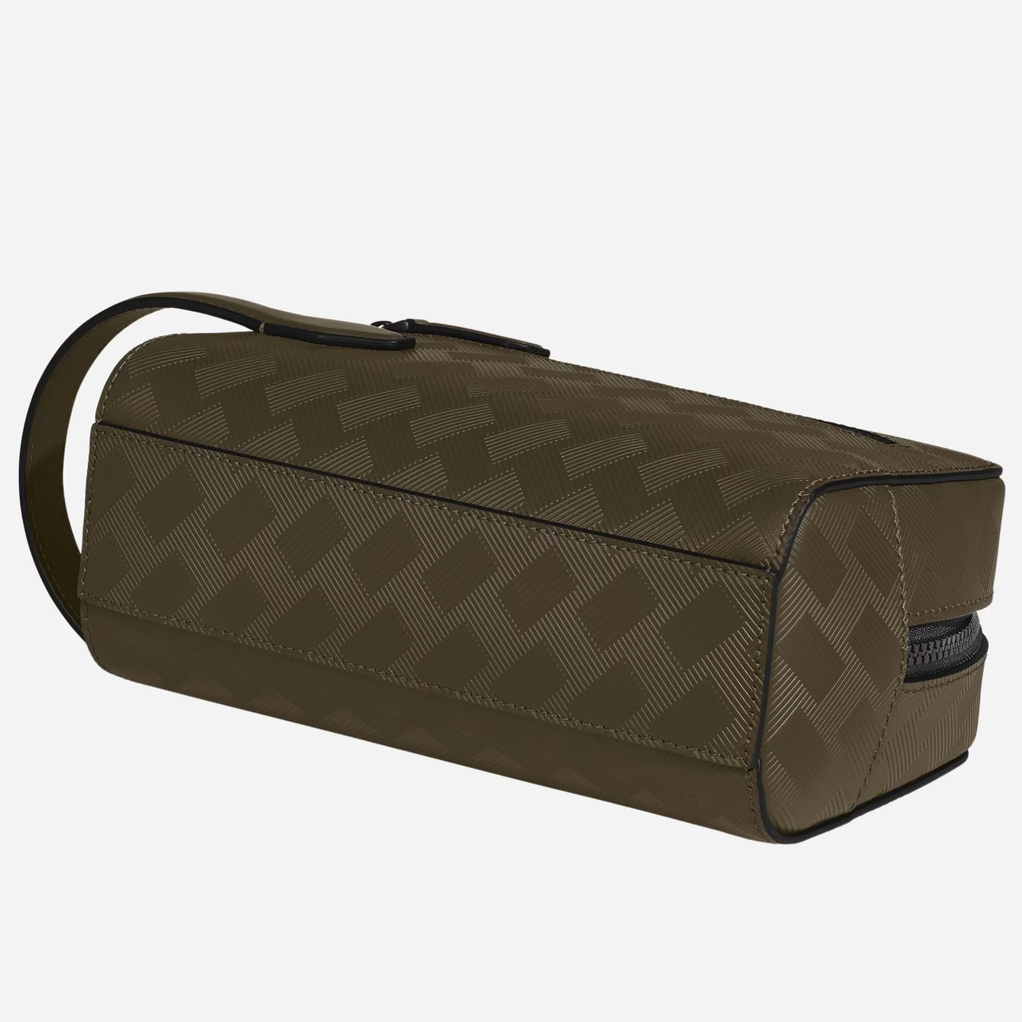 Montblanc Extreme 3.0 Khaki Leather Clutch Wash Bag - Image 7