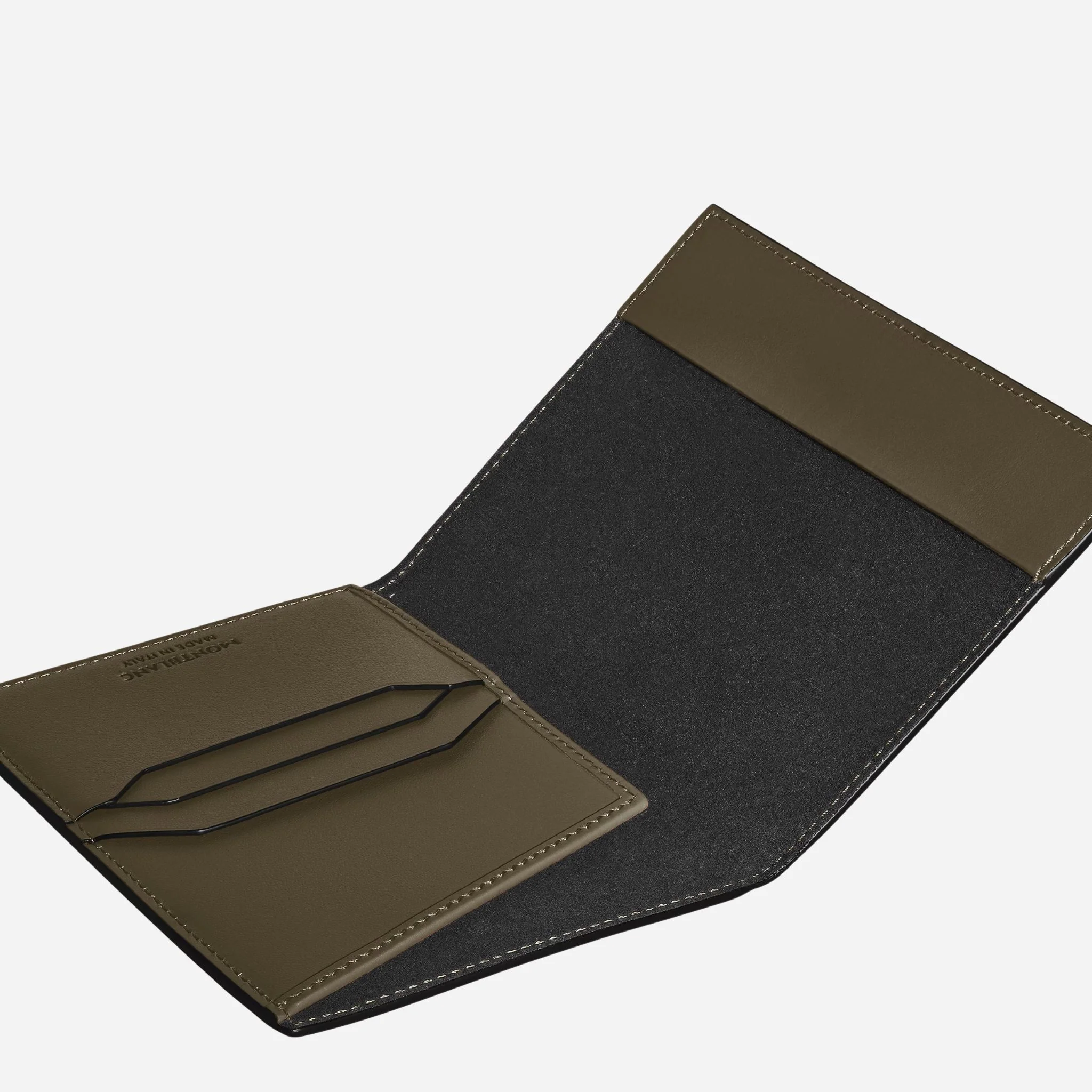 Montblanc Extreme 3.0 Khaki Leather Passport Holder - Image 4