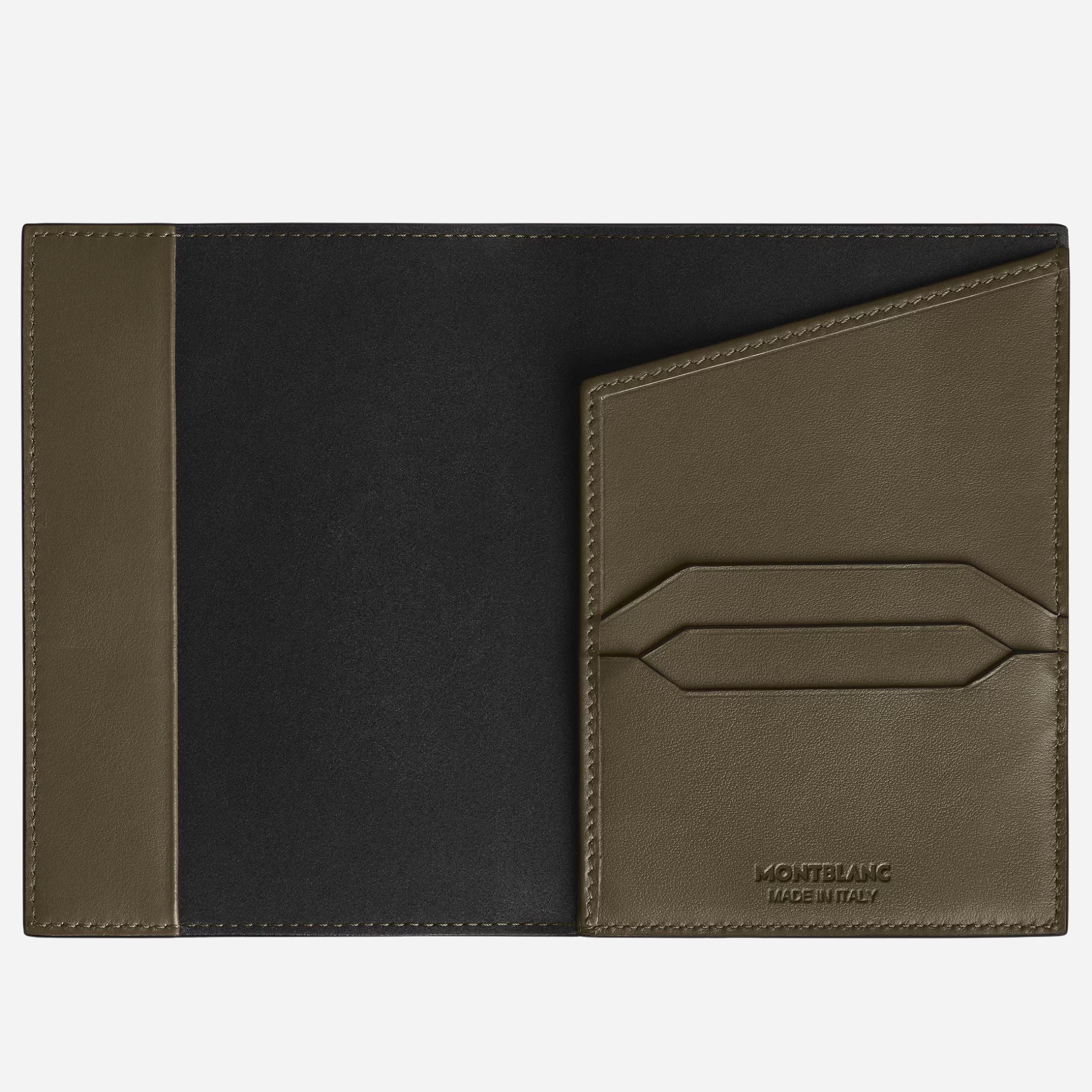 Montblanc Extreme 3.0 Khaki Leather Passport Holder - Image 5