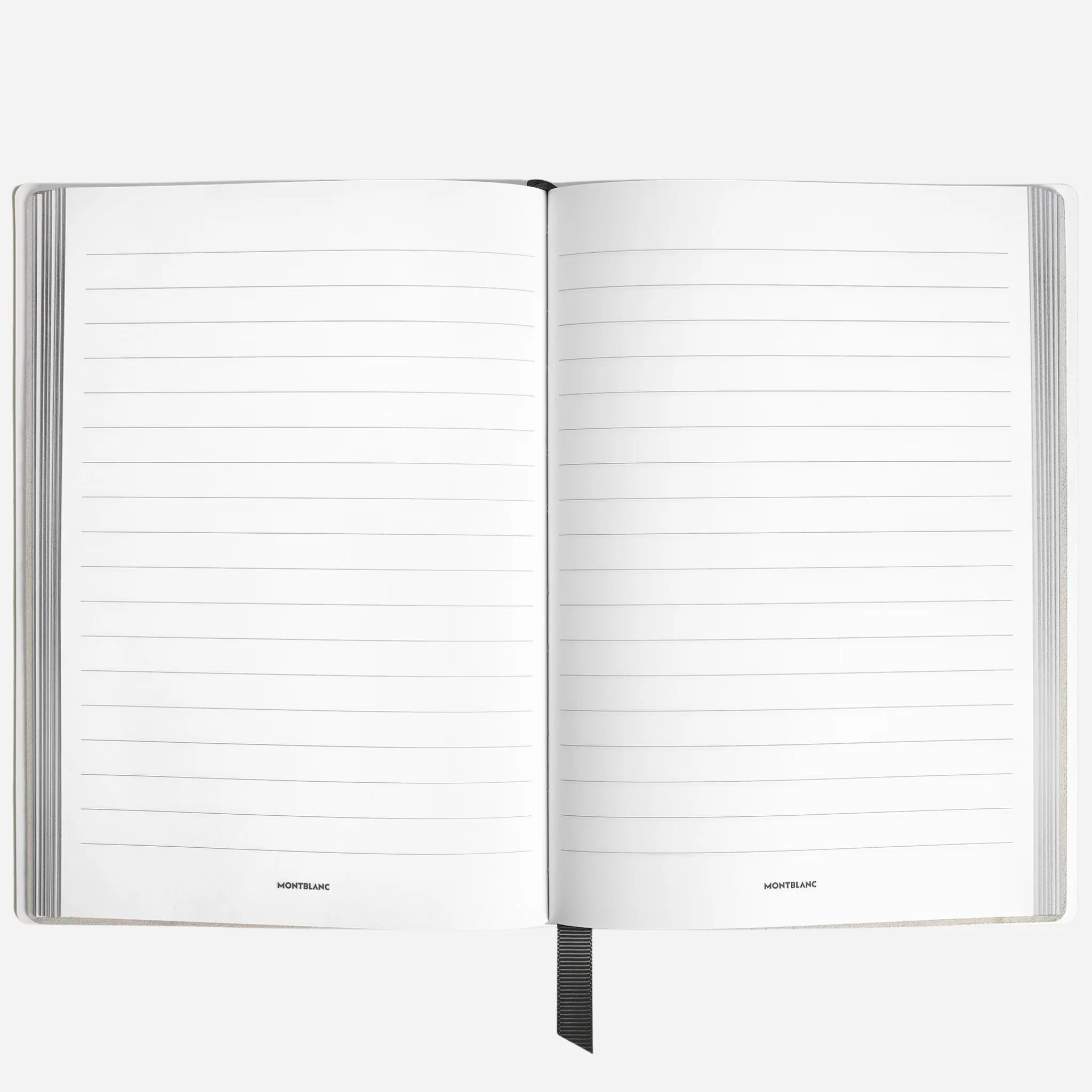 Montblanc Fine Stationery #146 Great Characters Homage to Queen Black and White Leather Lined Notebook - Image 2
