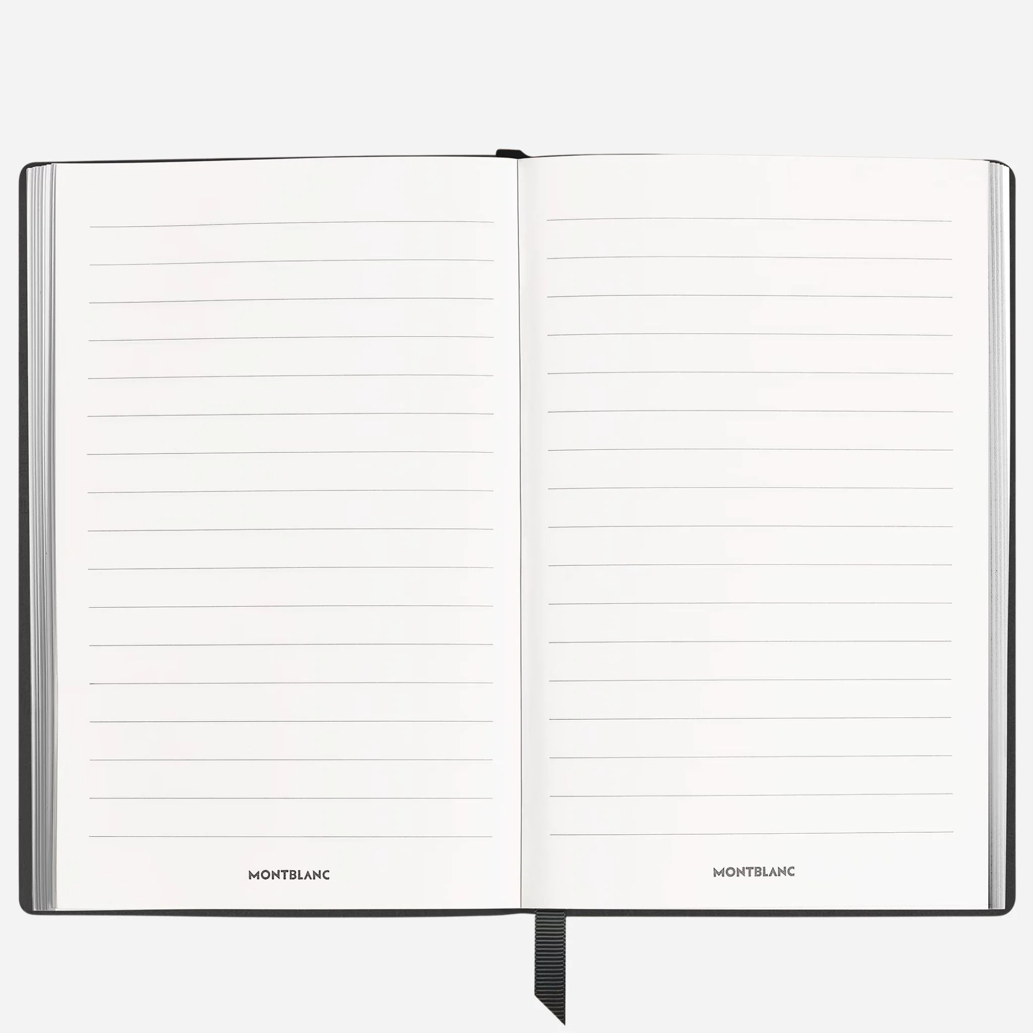 Montblanc Fine Stationery Large Black Sartorial Leather Notebook with Lined Pages - Image 2