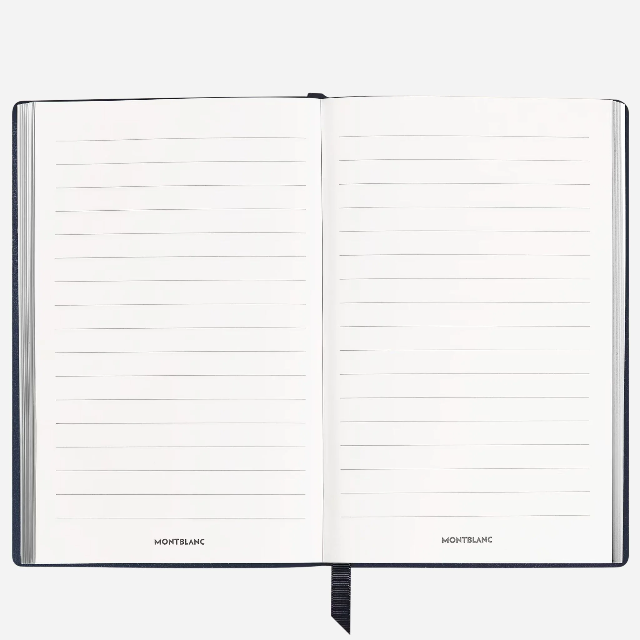 Montblanc Fine Stationery Large Ink Blue Sartorial Leather Notebook with Lined Pages - Image 2