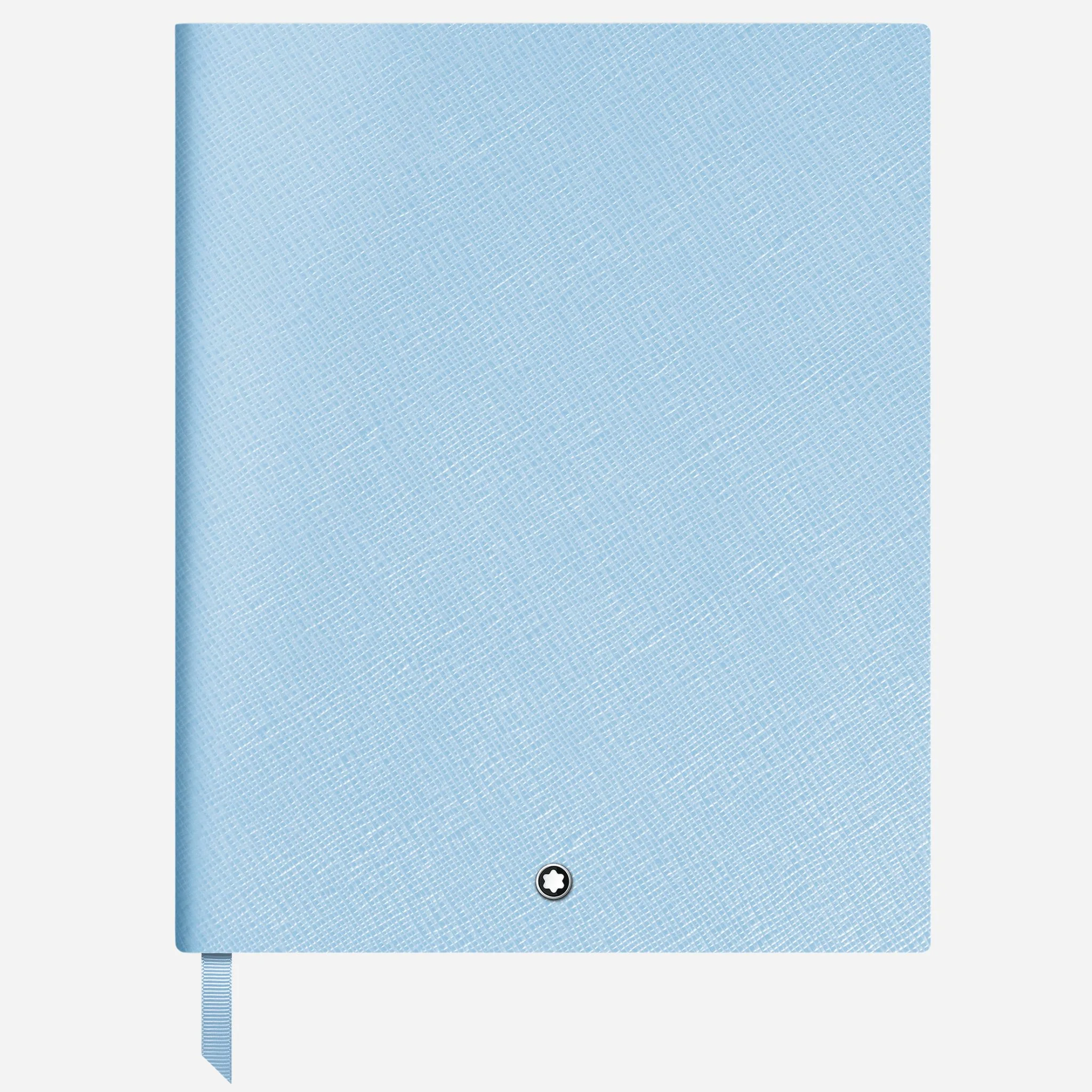 Montblanc Fine Stationery Large Pale Blue Sartorial Leather Notebook with Lined Pages